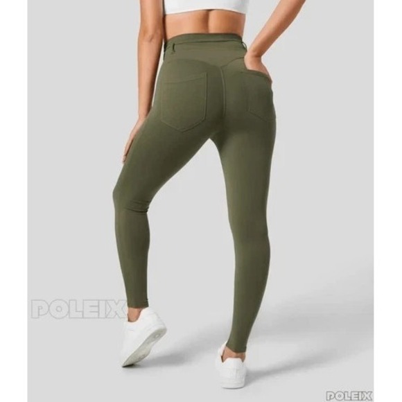 HALARA Pants - NWT Halara UltraSculpt™ High Waist Scrunch Butt Lift Tummy Control 7/8 Legging L